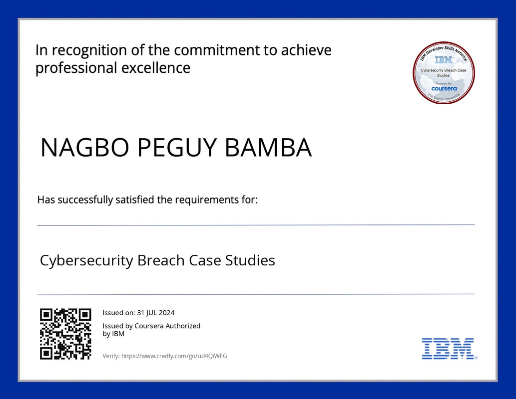 Certification Cybersécurité