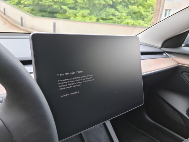 Verre de protection écran central avec guide d'installation pour Tesla  Model 3 et Y