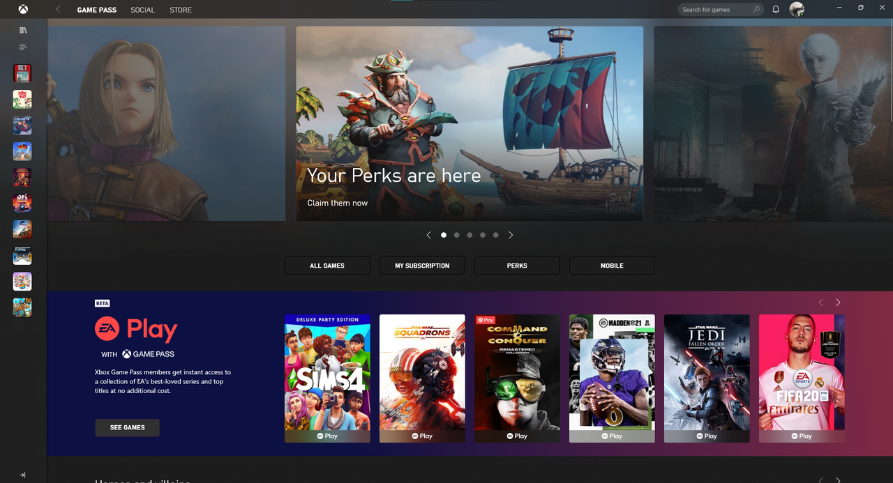 Xbox Gamepass displays the download status for EA desktop games in real  time! Color me impressed on their integration. : r/XboxGamePass