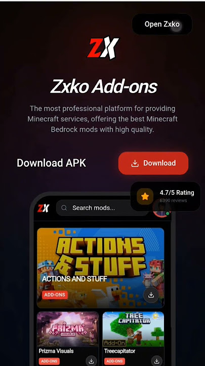 Zxko Add-Ons Apk screenshot 1