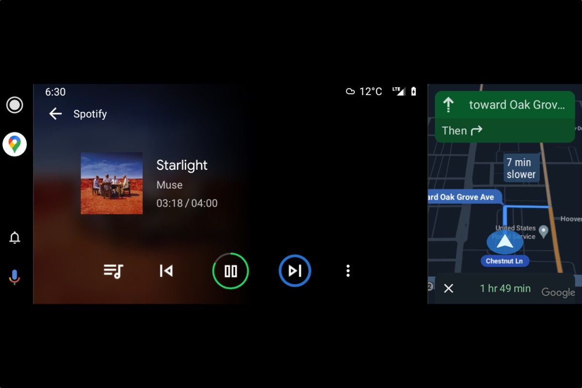Split Screen In Android Auto