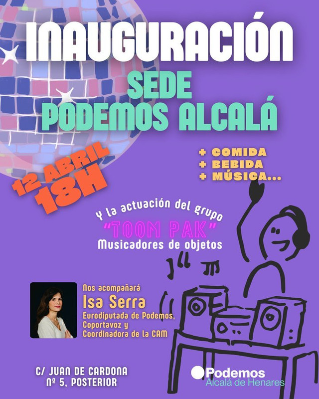 Foto cedida por Podemos Alcalá 