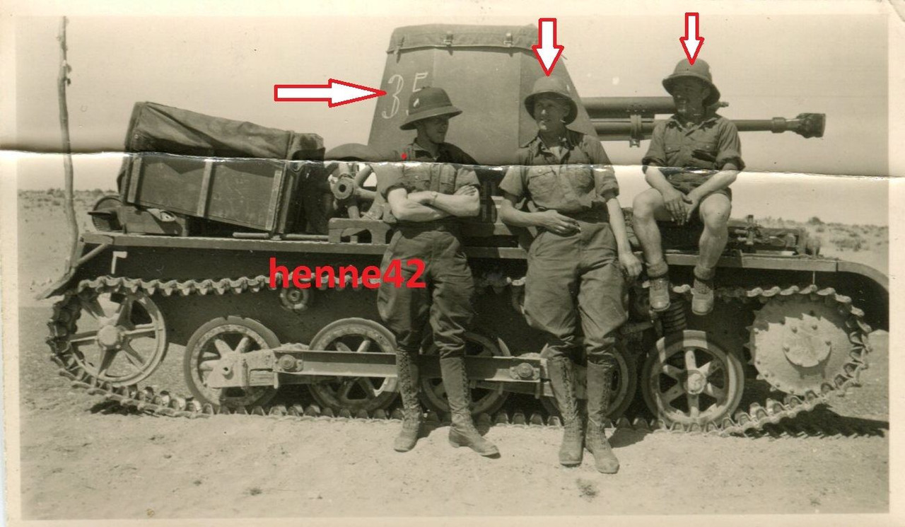 Foto Afrika Panzerjäger Abteilung 605 Panzerjäge