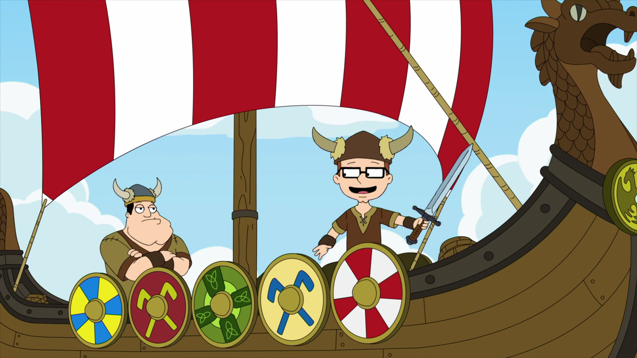 American Dad (2005) S17E16 The Old Country (1080p AMZN Webrip x265 10bit EAC3 5.1 - Goki)[TAoE].mkv