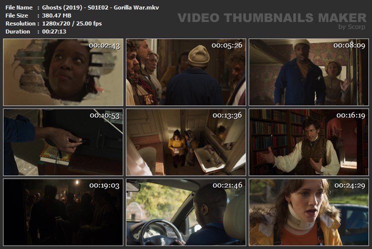 Ghosts (2019) - S01E02 - Gorilla War.mkv