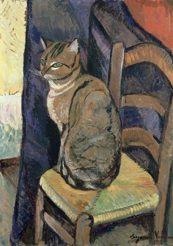 Marie-Clementine-Valadon-Study-of-a-Cat-1918-Meister-Drucke-252612
