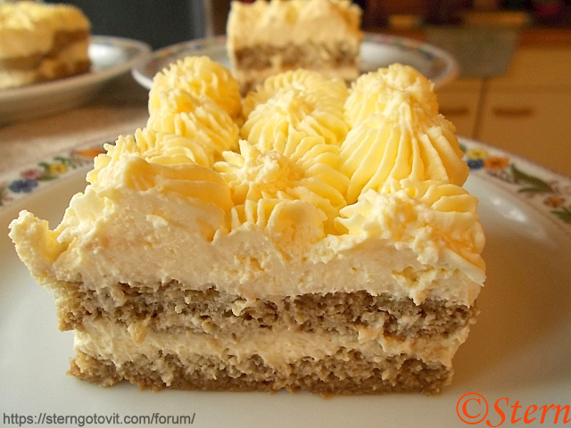 Тирамису с яичным ликёром