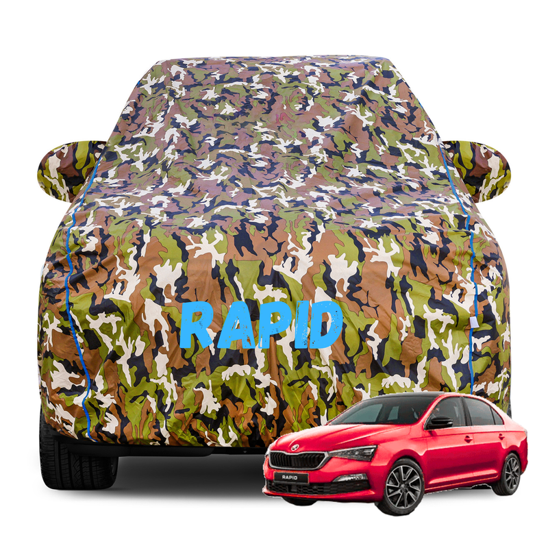 Rapid Army Car Cover