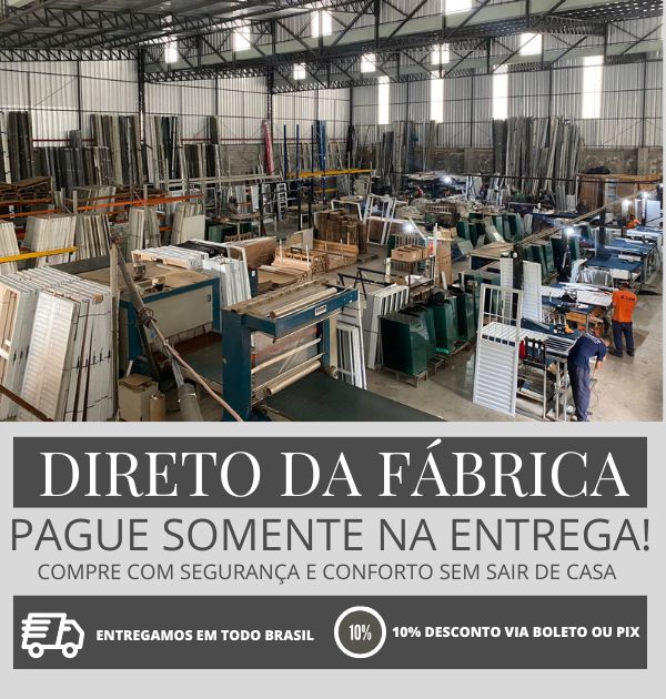 Janelas de Alumínio Pronta Entrega - Esquadrias Brasil