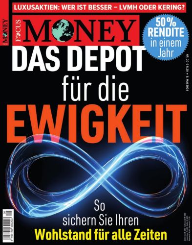 Cover: Focus Money Finanzmagazin No 20 vom 08  Mai 2024