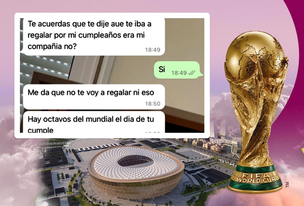 Mundial rompe amistades, captura de WhatsApp lo demuestra