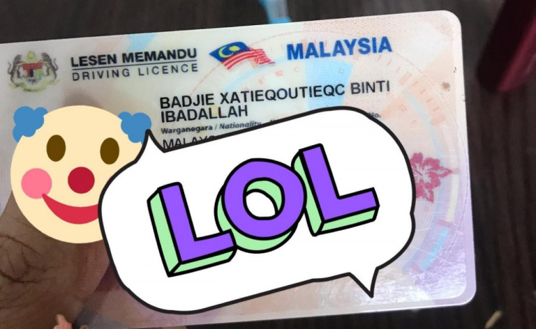 SIM milik mantan pramugari Malaysian Airlines yang punya nama unik.