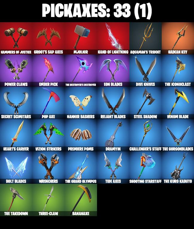 pickaxes comp