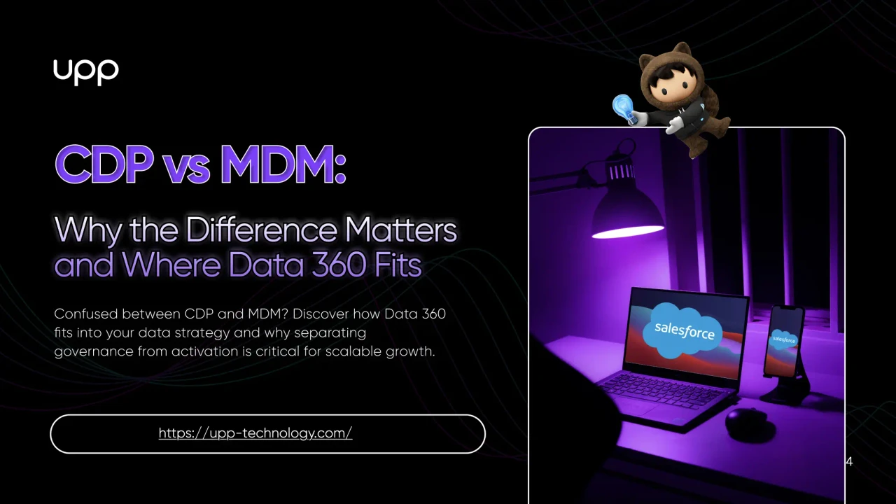 CDP vs MDM: Why the Difference Matters and Where Data 360 Fits