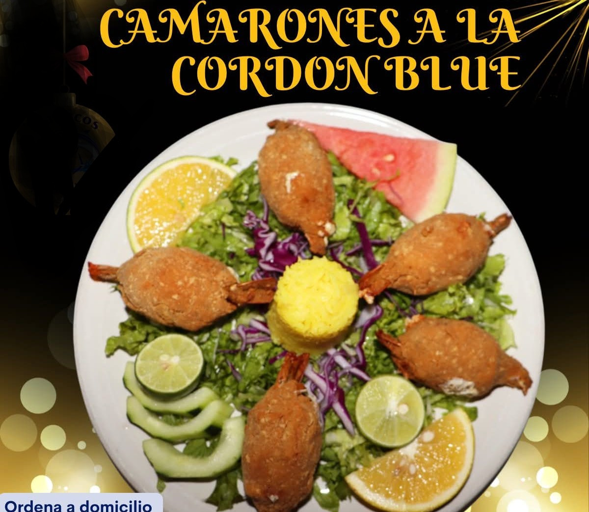 Camarones Cordon blue