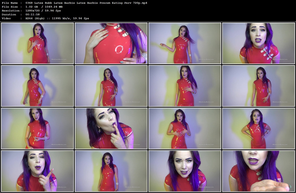 0368 Latex Rubb Latex Barbie Latex Barbie Precum Eating Perv 720p.mp4