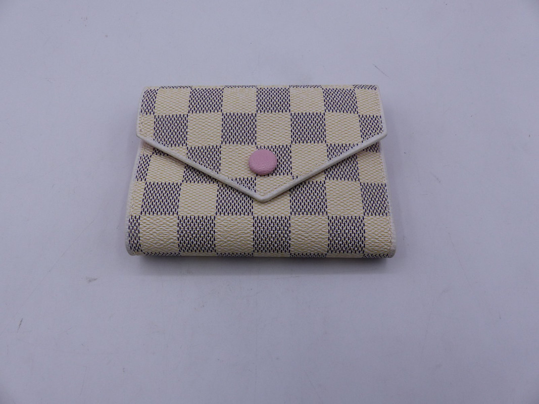 LOUIS VUITTON DAMIER AZUR PORTEFEUILLE VICTORINE FOLDED WALLET