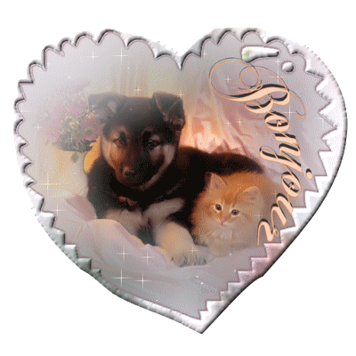 samedi 23 mars BONJOUR-CHIEN-CHAT-COEUR