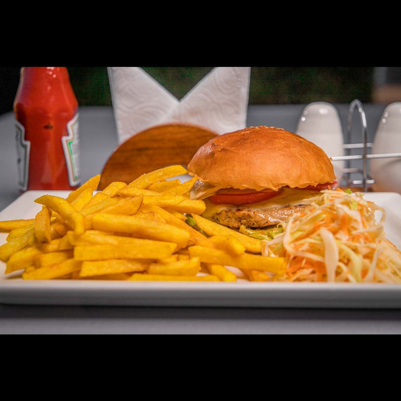 Charcoal Grill Burger