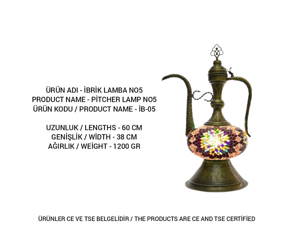IB-05 mosaic lamp