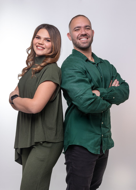 Luiza Alcântara e Jonnathan Stteven