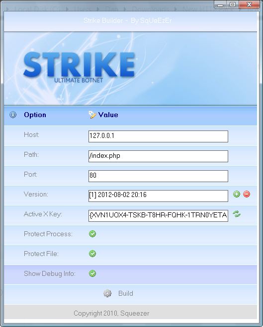 Strike Botnet+Panel