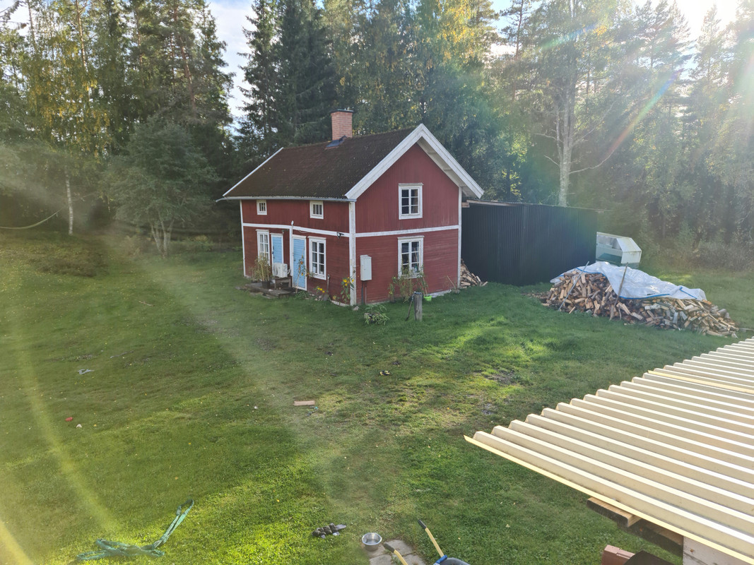 Gäststugan igen fast varmt