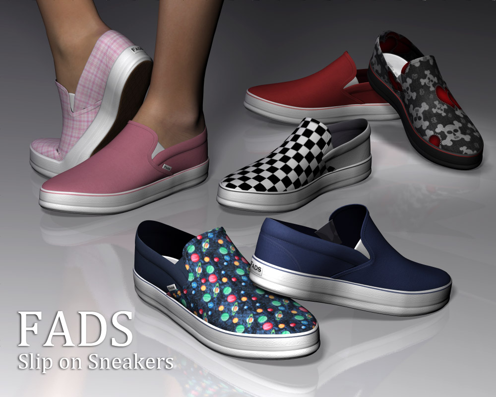 Fads Slip On Sneakers