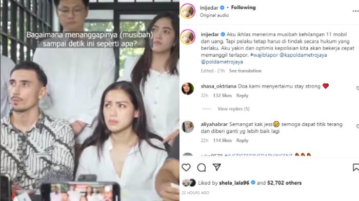Jessica Iskandar ikhas ditipu hampir Rp 10 juta, tetap ingin pelaku penipuan ditindak tegas.