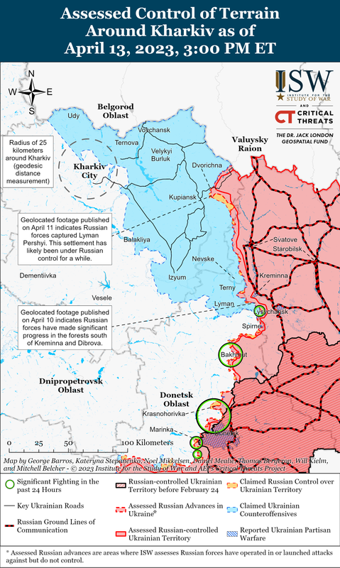 Kharkiv Battle Map Draft April 13,2023