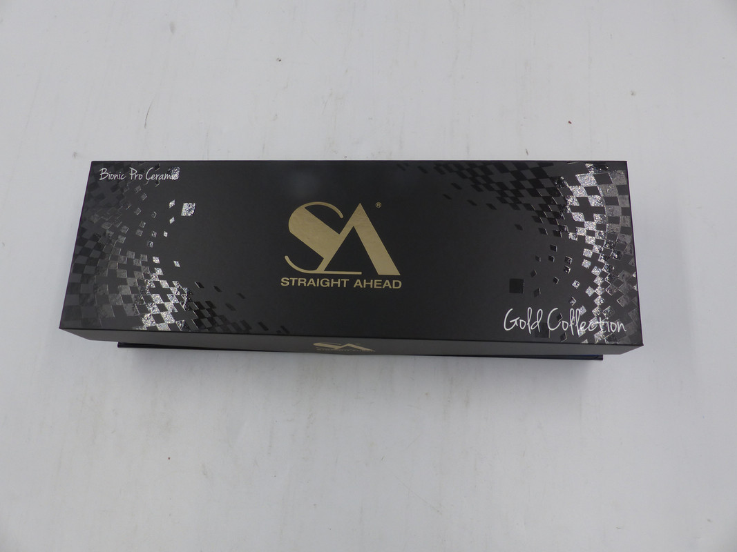STRAIGHT AHEAD BIONIC PRO CERAMIC GOLD COLLECETION HAIR STRAIGHTENER STRAIGHT AHEAD BIONIC PRO CERAMIC GOLD COLLECETION HAIR STRAIGHTENER