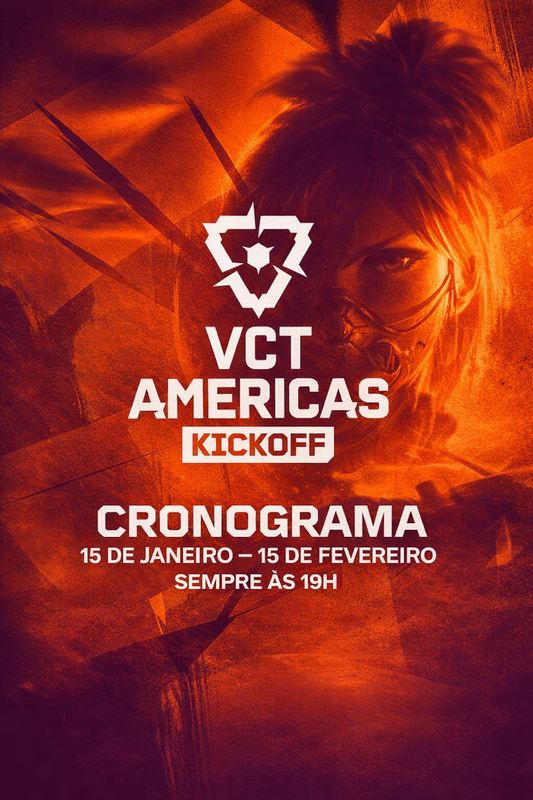 Imagem oficial do evento VCT 2026: Americas Kickoff