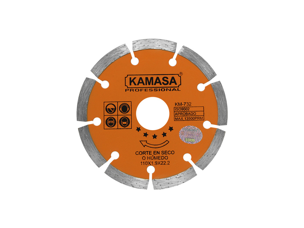 DISCO DIAMANTADO 110 NARANJA KAMASA