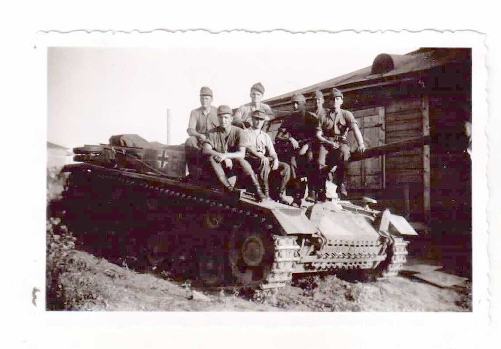 Orig. Foto 2.WK Panzer Sturmgeschütz Langrohr mi