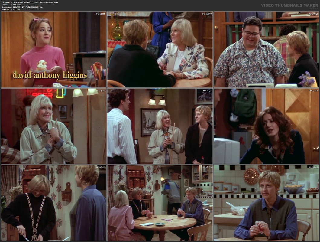 Ellen S03E07 She Ain't Friendly, She's My Mother.mkv