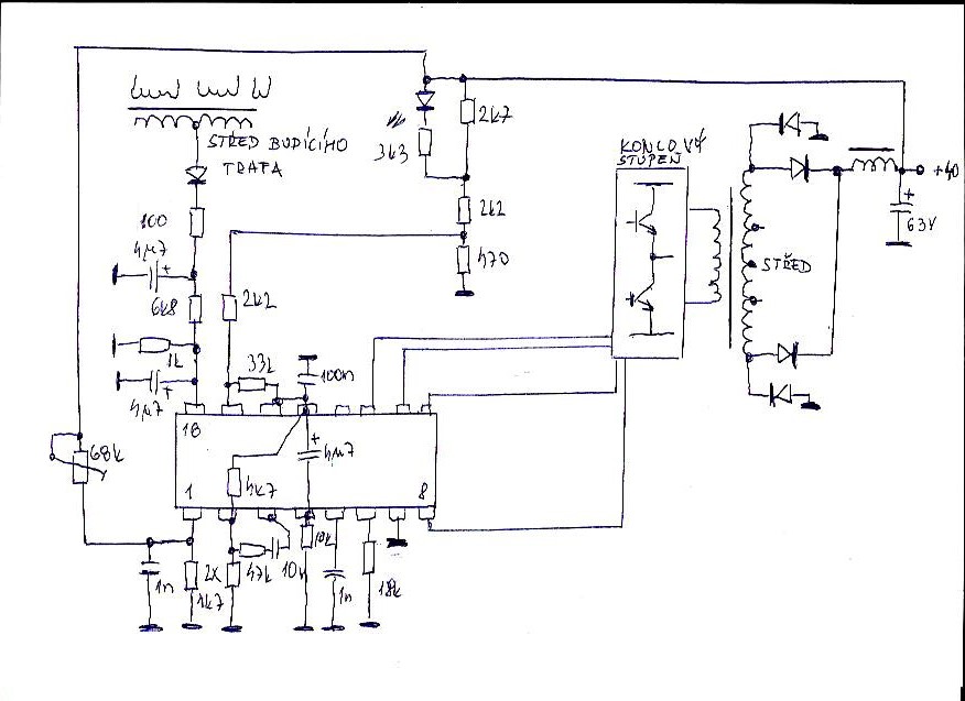 Úprava PC zdroje na 20 až 55V