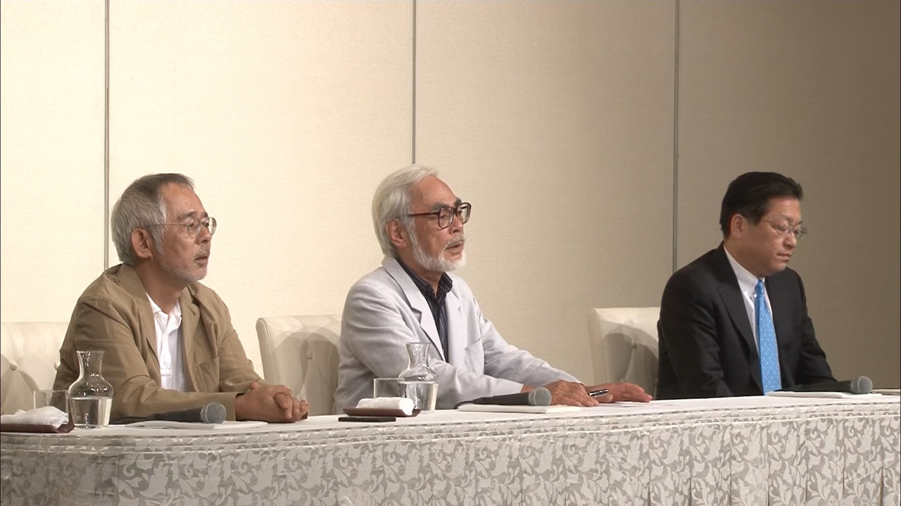 Miyazaki's Retirement Press Conference [jp] (1080p x265 10bit Ti