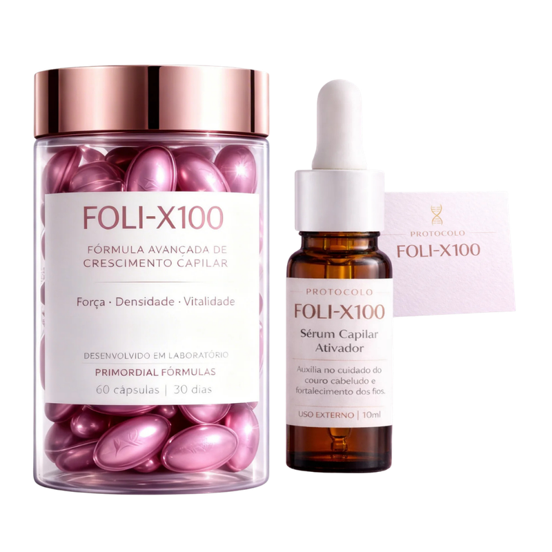 Kit 1 mês Foli-X100