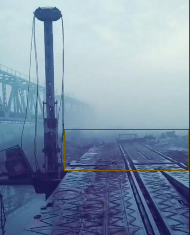 1057 Transitional link pontoon (for floating unified railway bridge-ribbon MLZh-VF-VT) capt 16 09 22