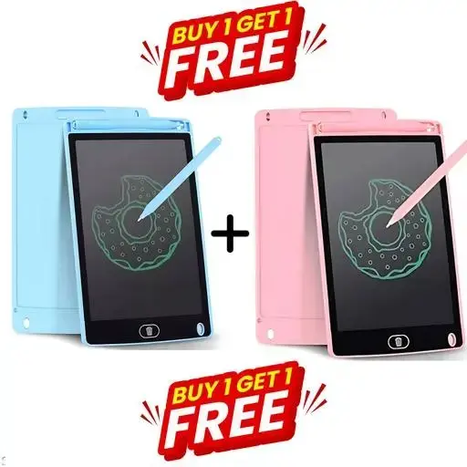 DIGITAL WRITING SLATE FOR KIDS, SLATEE PACK OF 2 SLATES , 2 SLATE AT PRICE OF 1, BUY1GET1FREE, Color 1 (T102)