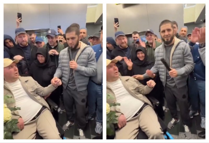 Магомед Абдусаламов се прибра в Дагестан! Ислам Махачев го посрещна на летището