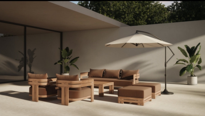 Luxury outdoor garden set