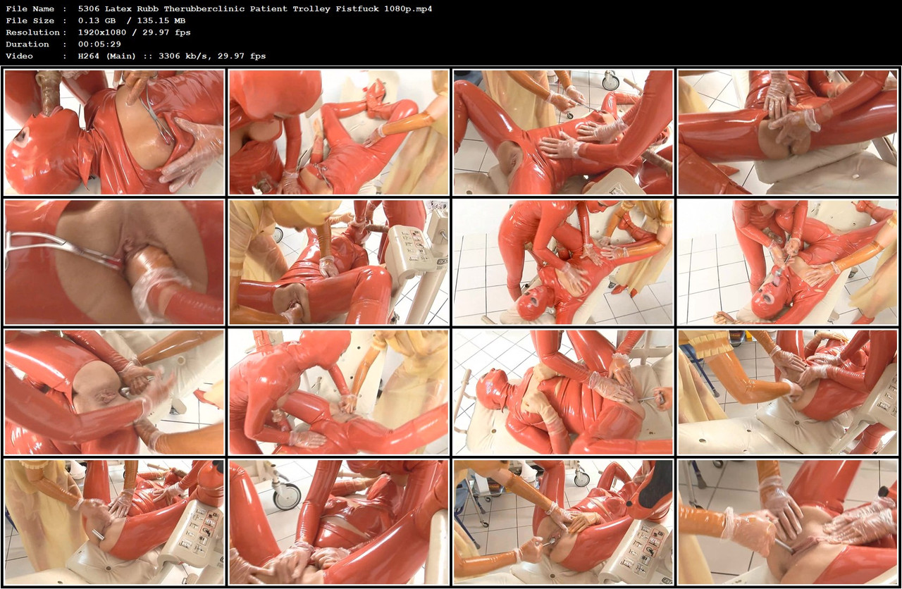 5306 Latex Rubb Therubberclinic Patient Trolley Fistfuck 1080p mp4