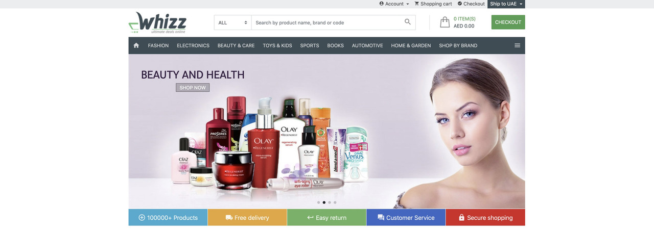 Whizz.E-Commerce in Dubai for 2023.