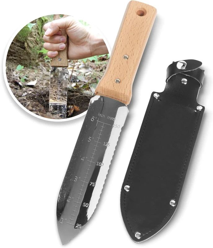 The Original Hori Hori Namibagata Stainless Steel Weeding Knife