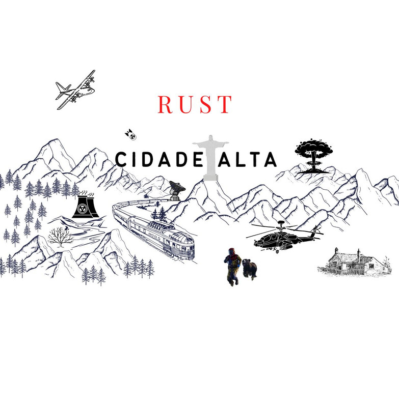 Баннер сервера EM CONSTRÇÃO RUST CIDADE ALTA 1000000X