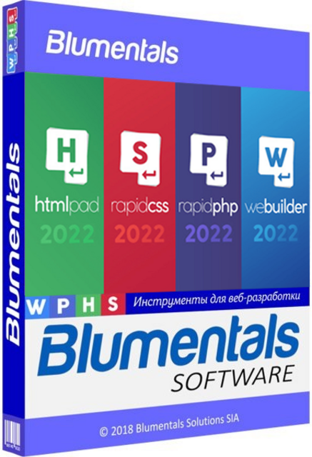 Blumentals WeBuilder / Rapid PHP / Rapid CSS / HTMLPad 2022 v17.3.0.244