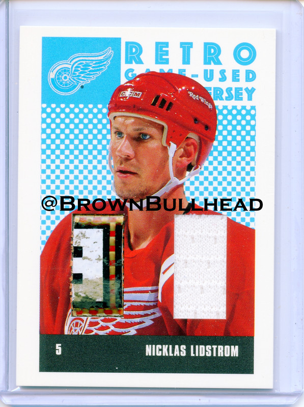 Stick Jersey RSJ-22 Nicklas Lidstrom Detroit Red Wings COPY 4A