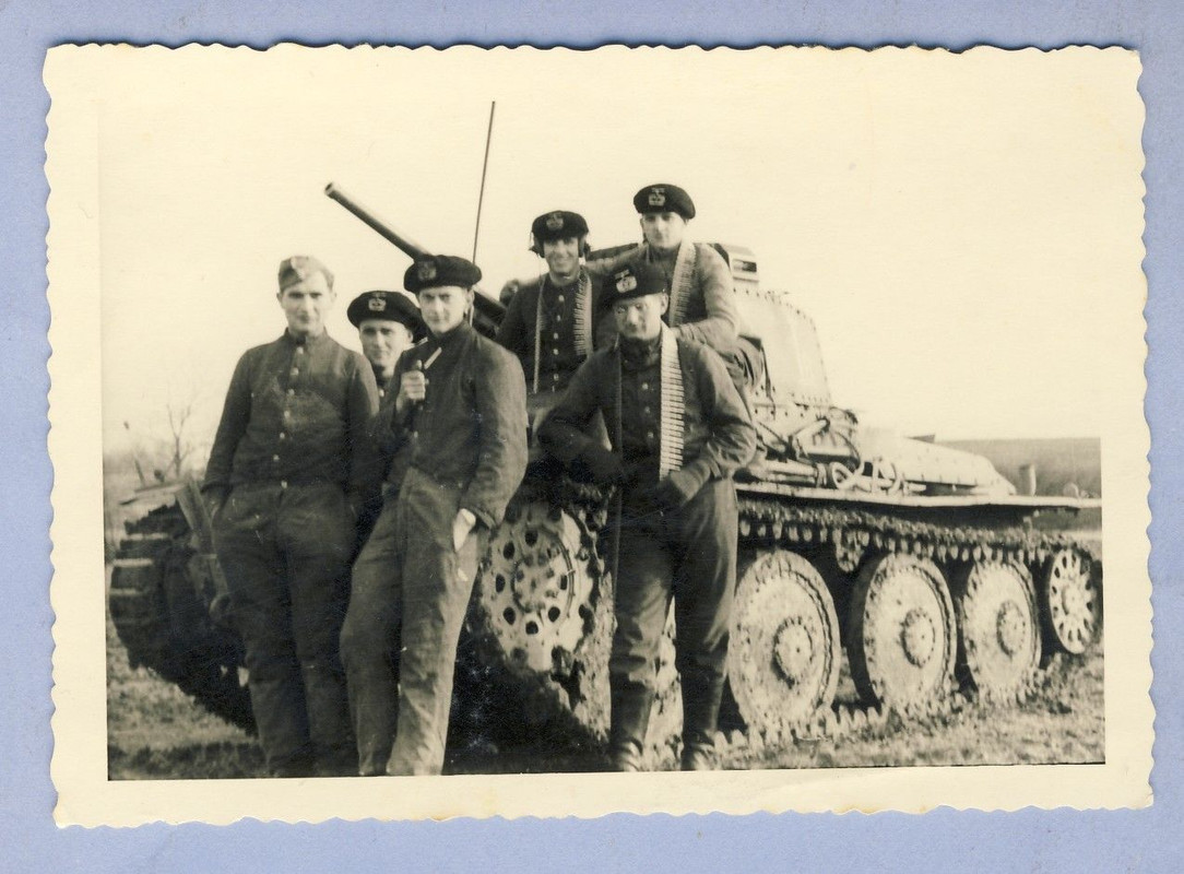 Panzer Wägele Beute Panzer  frühes Barret Patron