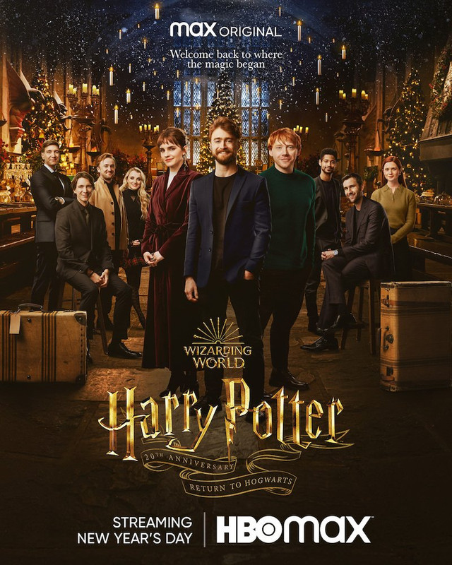 HBO Max presenta el póster oficial del programa de aniversario de Harry Potter